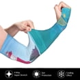 thumbnail image 3 of Uemuo Lighthouse Sea Port Printed Arm Sleeves, Cooling UV Sun Protection Sports Compression for Men/Women, 3 of 8