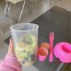 thumbnail image 4 of Portable Salad Cup with Forks Lid Large Capacity Sealing Storage Bottle for Camping Picnic, 4 of 5