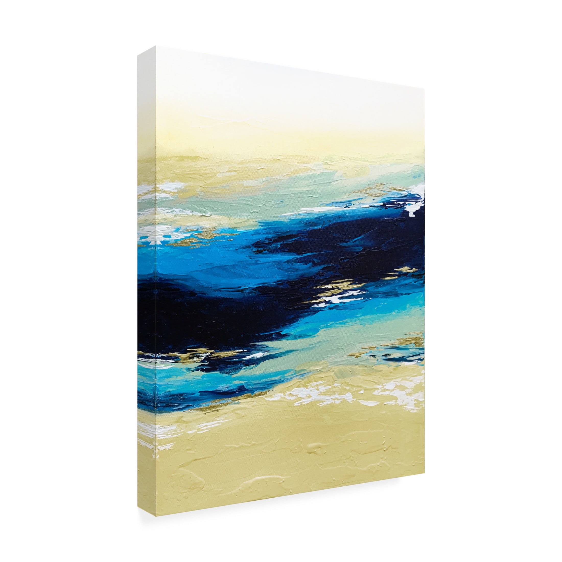 Trademark Fine Art Alyson Storms  Abstract Sunset 1 Canvas Wall Art