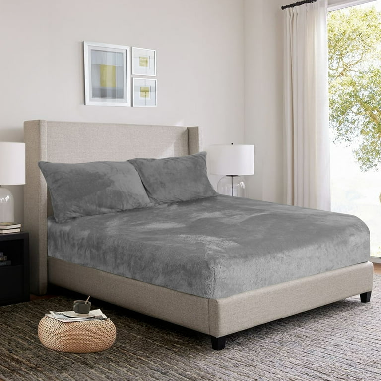 Teddy fleece online fitted sheet double