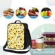 thumbnail image 4 of Disketp Navy Blue Leaf Sunflower Bolsa Térmica Estampada para Almuerzo, Lonchera para Hombres y Mujeres Adultos, 4 of 7