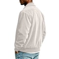 thumbnail image 7 of Men Lapel Collar Corduroy Button Jacket Long Sleeve Vintage Cargo Outer Coat with Pocket, 7 of 7