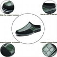 thumbnail image 2 of Men's Casual Loafers Fashion Simple Leather Walking Oxford Breathable Comfortable Slip-On Slippers Green 9 US, 2 of 7