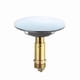 thumbnail image 1 of Sink Drain Plug Stopper, Push Pop-Up Click Clack Plug Stopper, Brass Pop-Up Stopper, Drain Stopper for Kitchen Bathroom Washbasin, 66mm, 1 of 3
