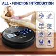 thumbnail image 5 of Reproductor de CD Discman Multifuncional con Bluetooth, FM, Auriculares, Repetidor, Máquina de Aprendizaje y Altavoz Estéreo USB Negro., 5 of 5