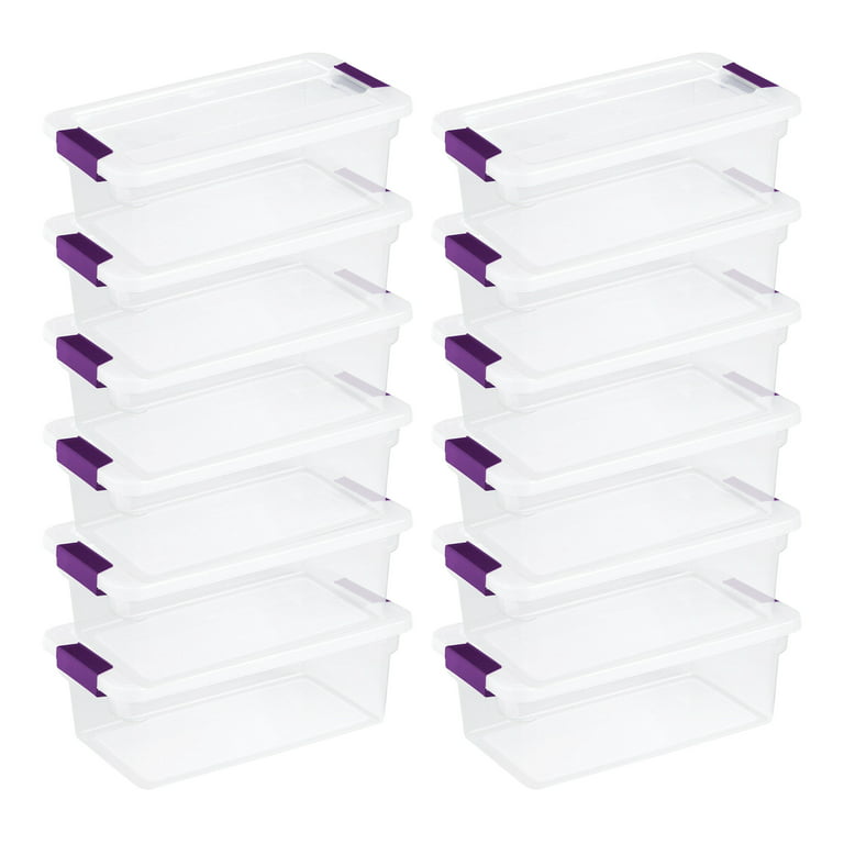 Sterilite 66 Quart Storage Totes, 6 Pack, and 6 Quart Storage Totes, 12  Pack, 1 Piece - Pick 'n Save