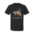 thumbnail image 2 of Wild Bobby, And Into The Forest I Go To Lose My Mind, Animal Lover, Men Graphic Tee, Black, Small, 2 of 4