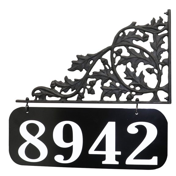 Address America  Oak Lamppost Sign - 6" x 16" Plaque