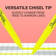 thumbnail image 5 of Sharpie Pocket Highlighters, Chisel Tip, Fluorescent Yellow, 12 Count, 5 of 7