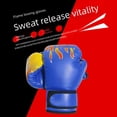 thumbnail image 3 of Guantes de boxeo para adultos y niños, guantes de boxeo para entrenamiento de lucha Sanda, guantes de boxeo con llamas, 3 of 6