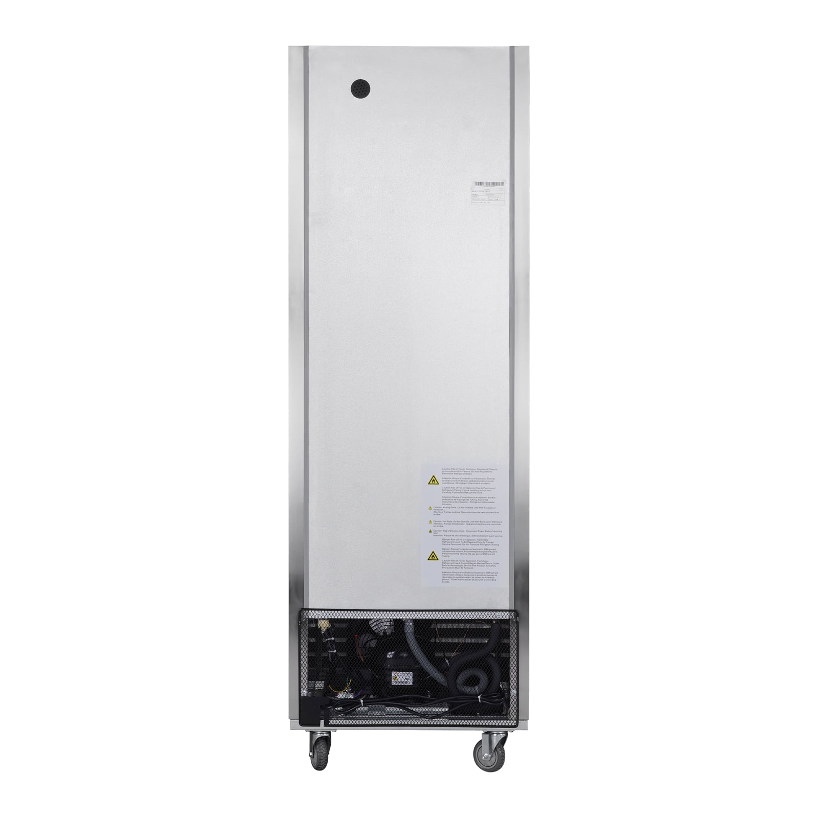 Camellia River 27" Solid Door Commercial Freezer, Reach-In Stainless Steel Freezer for Professional Kitchens