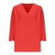 thumbnail image 4 of Blusas para mujer,Blusa de verano para mujer con cuello en V y manga corta, poliéster, informal y cómoda, ideal para el hogar, sopatenor, 4 of 7