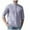 Mens T-Shirts Gray, variant on 3/4 Sleeve Tshirts Shirts for Men with Pocket S-4X Plus Size Lightweight T-Shirts Mens Casual Solid Button Stand Collared Pullover Tees Tops
