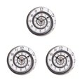 thumbnail image 4 of Guardoinrt Round Music Keyboard Wall Clock Unique Style And Silent Operation For Any Room Elegant Piano Key Clock ABS Timeless Rotate Number 1 3Set, 4 of 6