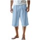 thumbnail image 2 of pstuiky Pantalones cortos de entrenamiento para hombre, Pantalones cortos deportivos informales de moda para hombre con bolsillos y cintura con cordones para fitness y deporte., 2 of 6