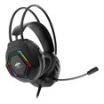 thumbnail image 2 of Auriculares para juegos con cable G70 con micrófono Auriculares supraaurales USB para PC Computadora portátil Plataformas múltiples para Negro Yotijar Auriculares para juegos con cable, 2 of 8