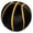 A003- Black Gold, variant on Basketball Plush Pillow Rainbow Macaron Soft Stuffed Throw, Basketball Room Decor for Young Bedroom, Sports Themed Party Decoration, Basketball Gift for Sports Lovers All Ages