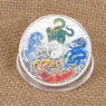 thumbnail image 4 of 1PCS Ancient Mythical Creatures Lucky Coin Lottery Ticket Scratcher Tool Silver, 4 of 7