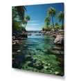 thumbnail image 2 of Designart "Green Paradise In Cuba" Cuba Canvas Wall Art, 2 of 7