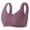 Dark Purple, variant on Women's Comfortable Sexy Transparent Bra Wireless Backless Convertible Straps Supportive Seamless Soft Lace Bralette