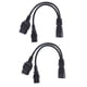 thumbnail image 2 of Cable De Alimentación IEC320 C14 A C19 C13, Cable De Conversión Resistente IEC320 C14 A C19 C13 Cable De Alimentación Adaptador 1 A 2 0,32 M 1 Pie De Longitud 10 A 250 V Para, 2 of 7