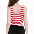 thumbnail image 3 of Camiseta sin mangas Sunnimix con estampado de bandera americana para mujer S, 3 of 8
