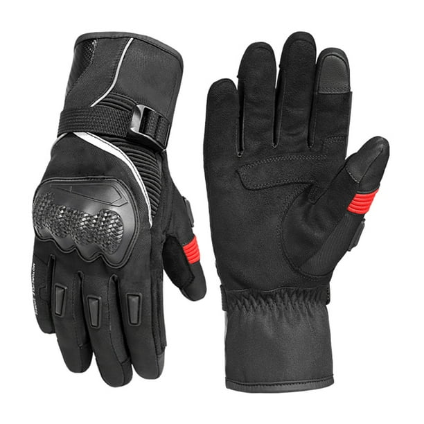 Guantes de moto de invierno impermeables guantes de moto para clima frío guantes de montar cálidos