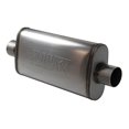 thumbnail image 3 of Flowmaster Exhaust Muffler 71249 FlowFX; Universal; 9 Inches Wide; Single Center 3 Inch Inlet; Single Center 3 Inch Outlet; 24 Inch Length, 3 of 4