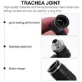thumbnail image 2 of Shisuyan Pneumatic Tube Quick Coupling Stainless Steel 2Pcs 1.32x1.16x0.39in, 2 of 9