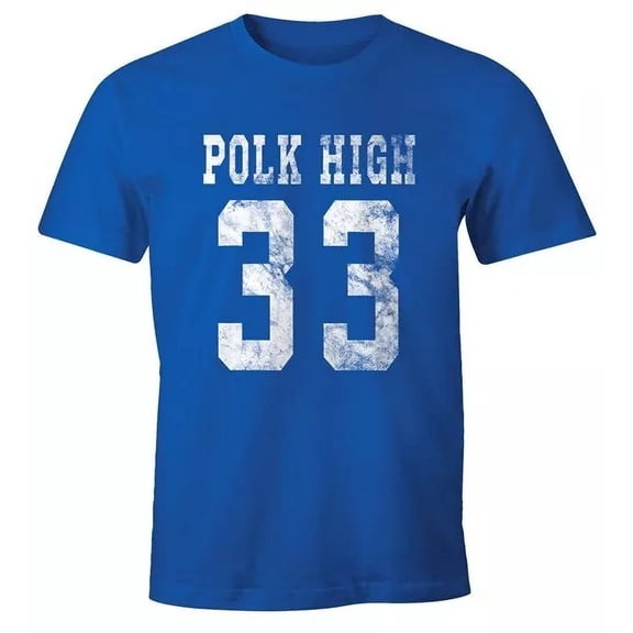 Polk High Jersey Football 90S Carnival Carnival T-Shirt ROYAL BLUE Unisex S-5XL Hot Trending Shirt, Vintage Birthday Gift