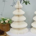 thumbnail image 2 of HCTSHG Paper Christmas Trees, Neutral Honeycomb Xmas Trees 15 Inch, 3D Honeycomb Paper Cozy Table Ornament for Christmas and Holiday Decor, 2 of 5