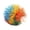 L 1pc, variant on YIFAEUX 1/2/10/15Pcs Silicone Monkey Stringy Ball Anxiety Relief Colorful Sensory Ball Portable Travel Rainbow Fidget Ball Bouncy Pom Stress Ball Party Favors