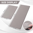 thumbnail image 2 of Buganda Kitchen Rugs and Mats, Sets of 2 Non Slip Waterproof kitchen Rugs, Anti Fatigue Kitchen Mats for Floor, 17.3"x48"+17.3"x29", Khaki, 2 of 9