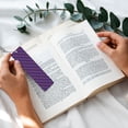 thumbnail image 5 of Kdxio Purple Mardi Gras Print Metal Tassel Bookmarks,Perfect Gift for Art Lovers and Bookworms Metal Bookmarks for Women, 5 of 8