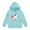 1#Sky Blue, variant on Byoo Toddler Girls Horse Print Hoodie Cute Cartoon Casual Hooded Sweatshirt Pullover Top