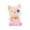 Pink, variant on Cute Heterochromia Cat Plush Stuffed Animal Toy Collection - Small Kitten Plushie with Bell Collar, 5.51-inch, Odd Eyes Cat Lover Gift