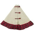 thumbnail image 3 of Fennco Styles Holiday Tartan Plaid Dazzle Christmas Decorative Tree Skirt, 3 of 7