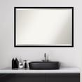 thumbnail image 5 of Amanti Art Beveled Bathroom Wall Mirror - Jet Frame Jet Black Outer Size: 37 x 25 in Black, 5 of 5