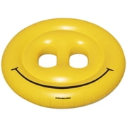 72 Water Sports Inflatable Smiley Face Island 2-Person Swimming Pool Raft