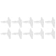 thumbnail image 4 of Manguera de junta de plástico de 3 vías, 10 piezas, conector de lengüeta de plástico de 3 vías, ajuste de plástico en T, impulsado por rendimiento, 4 of 9