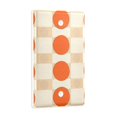 thumbnail image 2 of Yayeee Blank Wall Plate Cover 1-Gang 4.5"x2.7" Home Unused Decorative Outlet, Orange Geometric Circles, 2 of 7