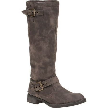distressed biker boots womens