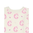 thumbnail image 3 of Garanimals Toddler Girl Printed Fleece Sweatshirt with Long Sleeves, Sizes 2T-5T, 3 of 6