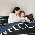 thumbnail image 5 of Homewish Vintage Paddle Bedding Comforter Set 2pcs for Teens Boys Girls,Lake House Twin Comforter Sets Microfiber,Lodge Cabin Breathable Bedding Set,Luxury Bedroom Decor,Reversible, 5 of 8