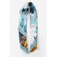 thumbnail image 2 of Bimba Womens Rectangular Printed Cotton Voile Scarf Neck Head Wrap-40 x 80 Inches, 2 of 7