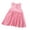 Pink, variant on KYAIGUO Toddler Baby Girls Summer Cotton Linen Dress Sleeveless Solid Color A-Linen Dress Casual Princess Dresses for 2-6 Years Old