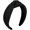 Black, variant on 4th Of July Headbands For Women Girls Non Slip Red Knotted Headband Wide Preppy Fashion Hairband Top Knot Decorative Hair Accessories Fabric Comfortable Hair Bands Daily Costume Party Gifts