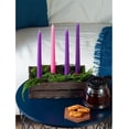 thumbnail image 4 of CANDWAX 12 inch Taper Advent Candles 3 Sets - Dripless Tapered Candlesticks and Unscented Candlesticks - Perfect for Advent Wreath - 12 pcs Advent Candles, 4 of 7