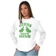 thumbnail image 4 of Funny Guess Who's Irish St Paddys Long Sleeve TShirt Men Women Brisco Brands S, 4 of 6
