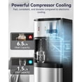 thumbnail image 6 of Nepsam Bottom Loading Water Cooler Dispenser, Fast Heating & Cooling with LED Night Light, 3 Temp for Home Office Apartment, Silver Aluminum Alloy, 6 of 9